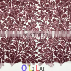 OLF0179 Latest 3d With Sequins Lace Fabrics African Lace thumbnail-1