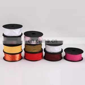 2015 Best Selling High Quality Wholesale Polyester Ribbon Birthday Gift Packing Sheer Organza Ribbon thumbnail-2