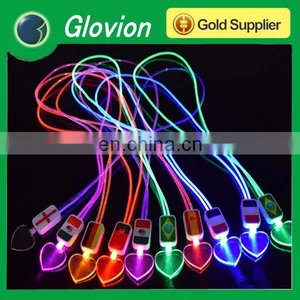 Hot Sale Custom Lanyards Promotional Led Lanyards Lanyards Glow in Dark thumbnail-1