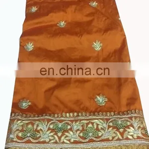 New Design Handwork George Fabric Wrapper With Crystal Stones thumbnail-1