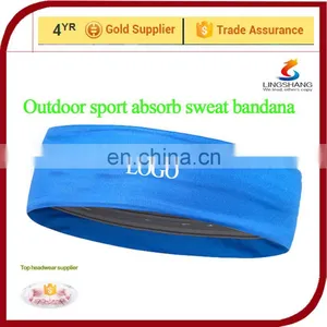 Customized Printed Logo Anti Slip Sports Mini Bandana Elastic Hair Band thumbnail-1