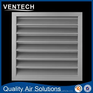 Building Internal Fixed Aluminium Louvre Air Ventilation Grille External Weather Ventilation Louver thumbnail-2