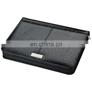 New Portable PU Planner Notebook Set With Ipad Container and Cards/pen Holder NOTEBO908 and Mini Calculator thumbnail-1
