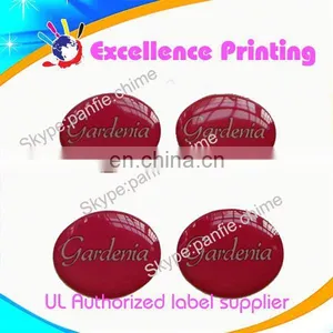 Colorful Self Adhesive 3d Printing Epoxy Resin Label thumbnail-1