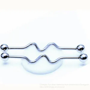 Factory Direct Sale, Aestheticism, Simple W Ear Scrape Ear Studs, Foreign Earrings, Body Piercing Ornaments thumbnail-2