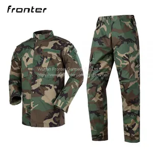 Wear-Resisting Black Acu Military Uniform thumbnail-1