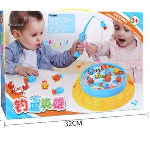 2020 New Arrival Fishing Toys Child Music Playing House USB Electronic Fishing Platform Spin Magnetis For Chlidren Kids thumbnail-4