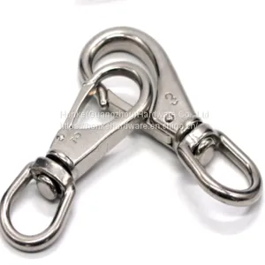 Inch Swivel Eye Spring Hook Heavy Duty Swivel Snap Hook Stainless Steel Eye Bolt Snap Hook thumbnail-2