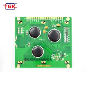 128X64 Lcd Display TM12864F-4 SPI Serial Port With Font 78x70mm Size Stn Lcd 12864 Screen Lcd 128X64 Display Screen 12864 Lcd Module thumbnail-3