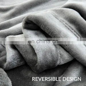 Wholesale Superior Personalized Super Cozy High Quality Material Flannel Adult Blanket thumbnail-6