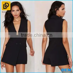 Designer New Arrival 2015 Women Formal Tuxedo Romper thumbnail-1