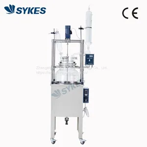 100L Electric Heating Bath Sinlge Layer Glass Reactor Price thumbnail-1