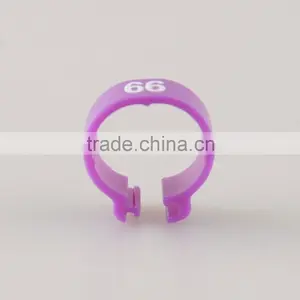 Clip Plastic Rubber Pigeon Ring Tag for Racing thumbnail-1
