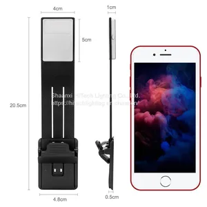 Portable Rechargeable LED Reading Book Light With Detachable Flexible Clip Table Lamp For Kindle/eBook Readers E-read Book Light thumbnail-5