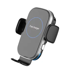 Wireless Charger Car Holder is Suitable for Vent Installation Car Phone Holder Fast Wireless Charging Charger thumbnail-3