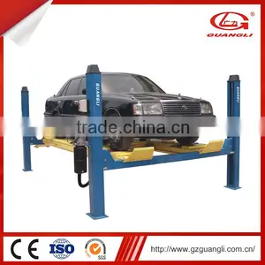 GUANGLI Durable Safe Four Post Car Lift Hydraulic Garage Car Lift thumbnail-1