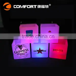 Bar Nightclub Equipment Illuminated Led Cube Pot Led Ice Bucket Cooler thumbnail-3
