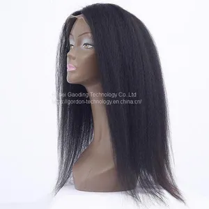 Kinky Straight Natrual Color Human Hair Wig Supplier thumbnail-3