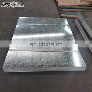 AISI DX51D DX52D 2mm 4mm Thick Zinc Sheet Metal Galvanized Steel Sheet GI Sheet / Plate For Sale thumbnail-3