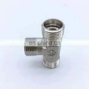 Stainless Steel Hose Compression Nipple Tee Fittings thumbnail-3