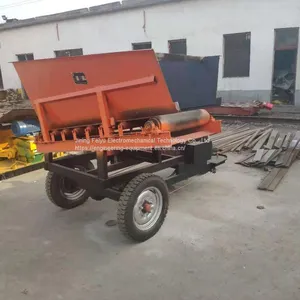 Electric Three Wheel Feeding Car Wallboard Production Line Charging Car Concrete Conveyor Belt Unloading Car thumbnail-4