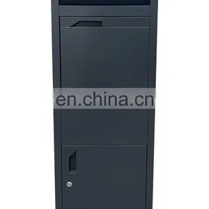 New Style Germany Wholesale Tall Large Metal Outdoor Newspaper Letter Box Postbox Mailbox Manufacturer thumbnail-3