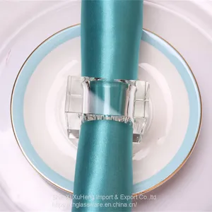 Modern Design Crystal Table Decoration Napkin Holder Dining Accessories thumbnail-2