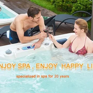 Spa Bath Massage Outdoor Round Whirlpool Spas Tub thumbnail-4