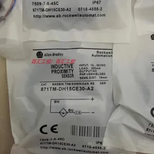 Allen-Bradley Inductive Sensor Inductive Proximity Switch AB 871FMEZ-D8CN17 AB 872 thumbnail-3