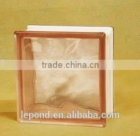 190*190*80MM Acid Brown Cloudy Glass Block, Glass Brick thumbnail-1