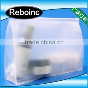 Slider Ziplock Frosted Pvc Bag for Toliety Packing Frost Pvc Bag for Tooth Brush thumbnail-1