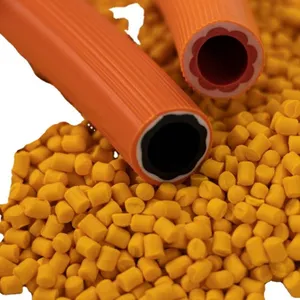 Soft Extrusion PVC Compound Crystal PVC Materials for Garden Hose Braided Flexible Hose Granules thumbnail-1