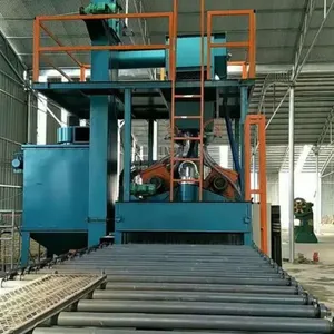 A Professional Through Shot Blasting Machine Used for Cleaning Various Profiles, Etc thumbnail-2