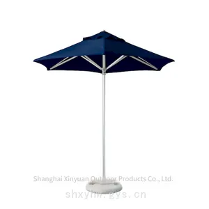 Customized Aluminum Umbrellas, 6-rib Square Courtyard Umbrellas for Residential Shading, Luxurious Outdoor Sun Umbrellas thumbnail-1