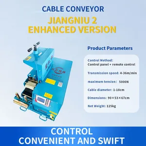 Underground Cable Hauling Wire and Cable Conveyor Crawler Cable Tractor Machine thumbnail-3