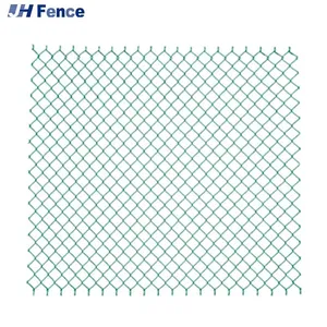 4' X 50' Black Vinyl Coated 9-Gauge Chain Link Fence Fabric for Long-Lasting Use thumbnail-1