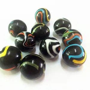 Wholesale Glass Beads Marbles 16mm 25mm Colorful Glass Beads Fishbowl Decorative Beads Craft Ball thumbnail-4
