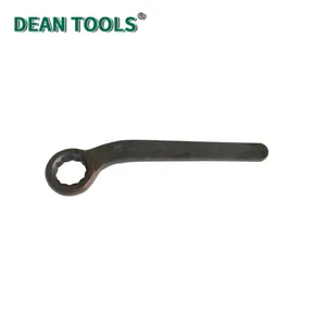 Bent Handle Ring Wrench Metric 10-19mm 12-Point Double End Chrome Vanadium thumbnail-4