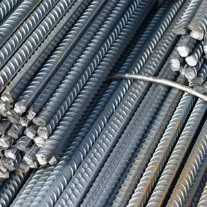 HRB400 HRB500 8mm 10mm 12mm Cement Iron Rod Reinforcing Deformed Rebar Steel Bars Rod for Building thumbnail-2