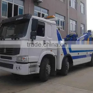 Howo 8*4 New Crane Wrecker Truck,sinotruck Howo Wrecker Truck thumbnail-1
