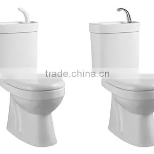 Two-piece New Toilet Tap Basin WC Pan S/P Trap Eco-friendly Water Saving Smart Toilet for Small Space WC-8004H Quality Choice thumbnail-4