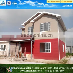 China Prefab Villa Prefabricated House Manufacturer/china Cheap Two Floors Prefabricated Villa House thumbnail-3