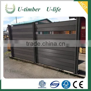 High Quality Wood Plastic Composite WPC Garden Fence Panels thumbnail-4
