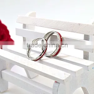 Wholesale Wedding Accessories Fashion Jewellery Couple Rings thumbnail-5