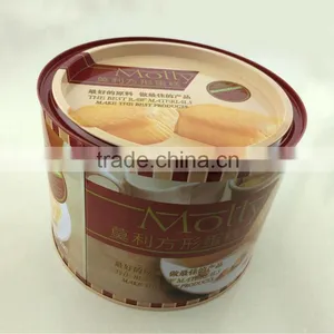 Delicate Cake Tin Box With Round Shape Europen-style thumbnail-1