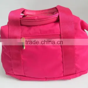 2016 China Guangzhou Newly Style Hot Casual Large Rosy Waterproof Nylon Shoulder Bag, Handbag Bags Women Girls Manufacturer thumbnail-2