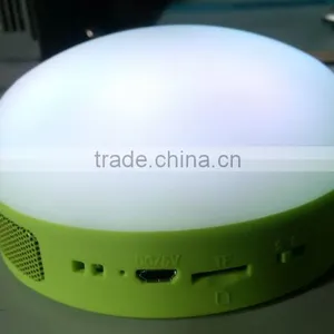 Wireless Mini Bluetooth 2.0 Speaker With LED Light Stereo for Laptop/PC/MP3/ MP4 Player thumbnail-2