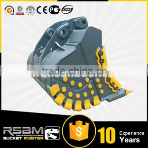 HOT Product HARDOX500 NM400 ISO-certified Excavator Reinforced Bucket for 1-80t Excavator thumbnail-1
