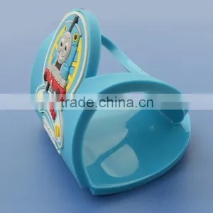 Blue Color Cartoon Car Bus Embossed Logo Soft Pvc Phone Holder thumbnail-2