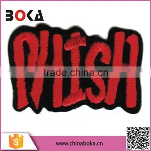 BOKA Embroidery Funny Letters Patches Factory Direct Sell Applique for Wholesale thumbnail-1